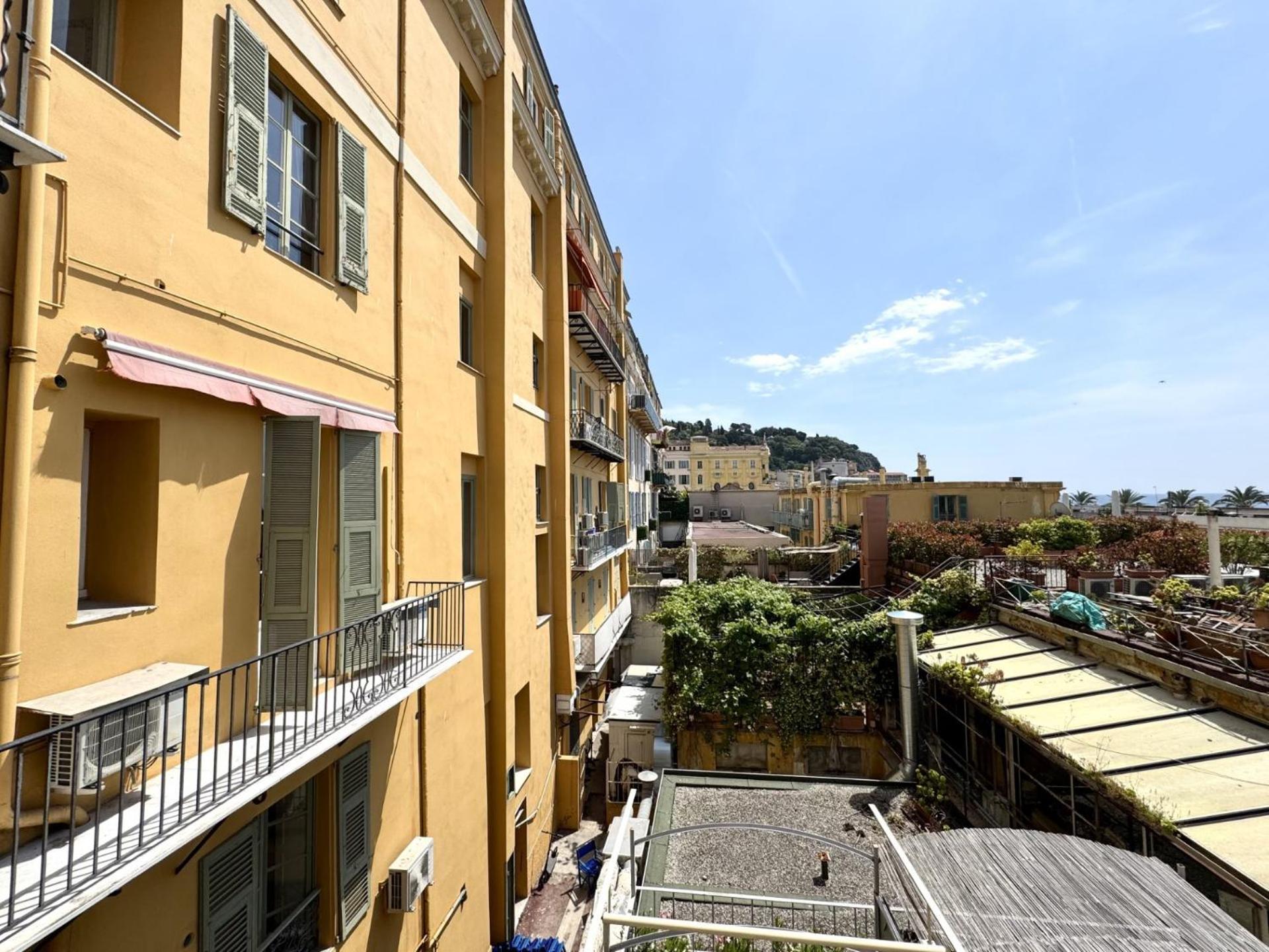 Aparthotel Riviera Nice Cote D'Azur - Old Town - Studio Ac - Sea View - 50M Promenade Des Anglais- La Maison Linda Eksteriør bilde